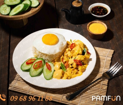 Thưởng thức cơm gà Hải Nam Singapore PAMFUN, trẻ thêm kỹ năng sống